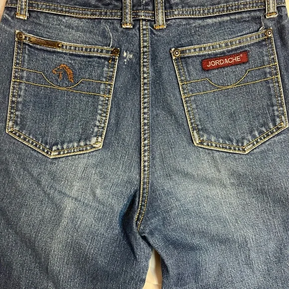 Jordache Women's vintage Straight Leg Jeans - Blue - Picture 6 of 9